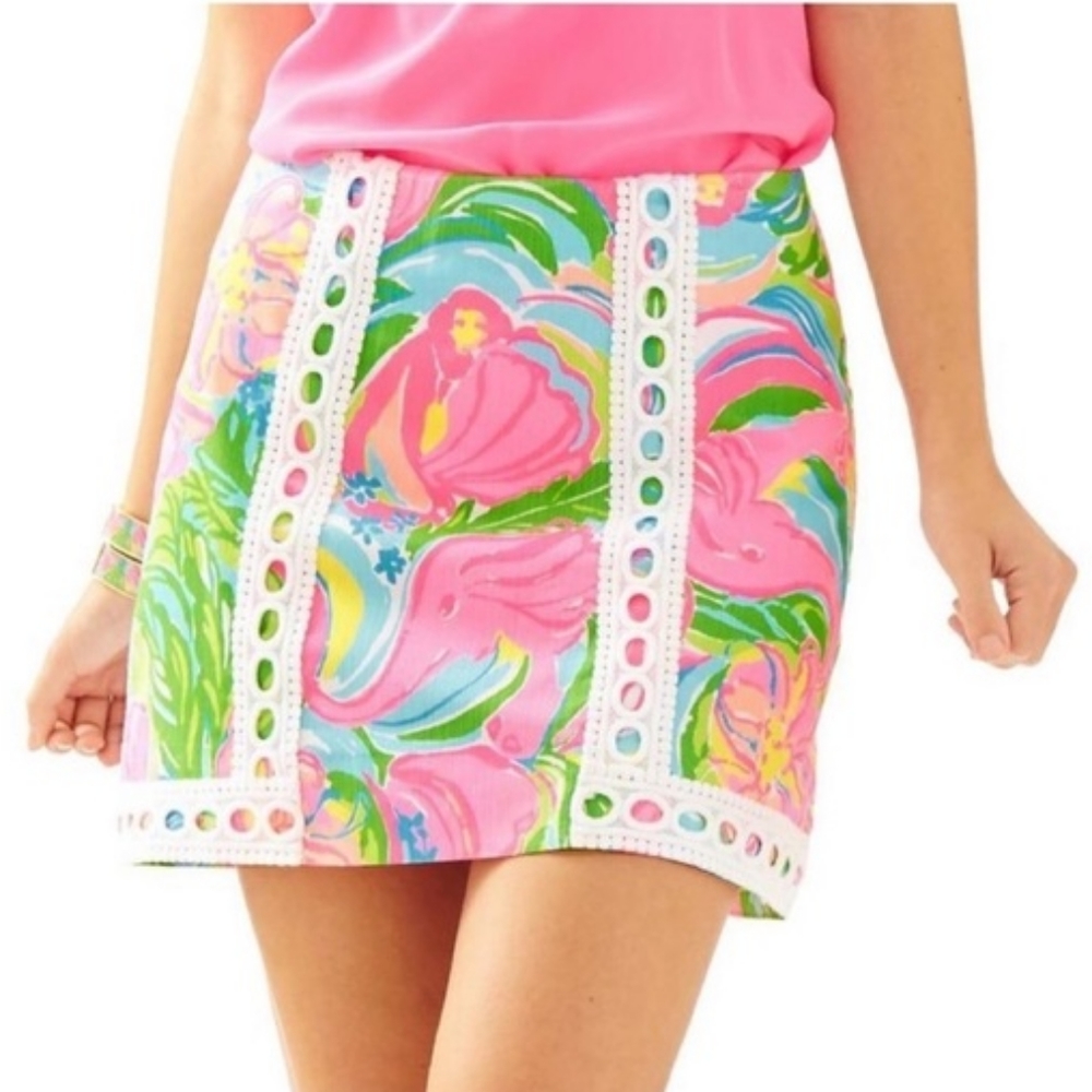Lilly Pulitzer Pansy skort in multicolor